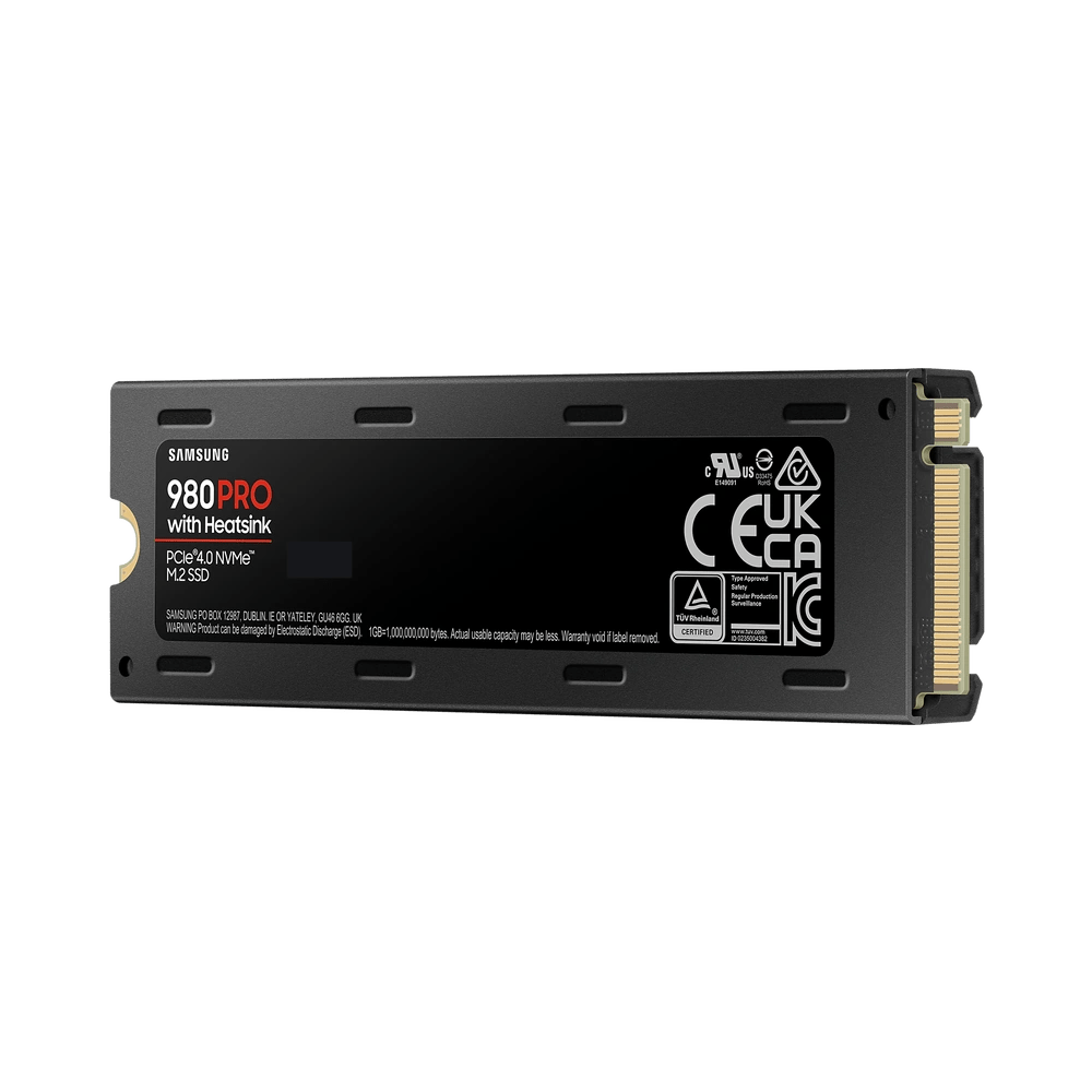Samsung 980 Pro w/ Heatsink PCIe Gen4 NVMe M.2 SSD - Vektra Computers LLC Samsung 980 Pro w/ Heatsink PCIe Gen4 NVMe M.2 SSD - Vektra Computers LLC